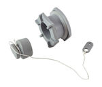 Klapan slivnoy dlya lodki pvh h18mm seryy 655609