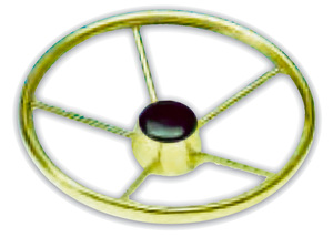 Рулевое колесо 400 мм. диаметр (нерж.)