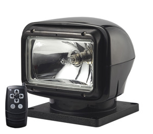 Фара-искатель прямоугольный радиоупр (черный)